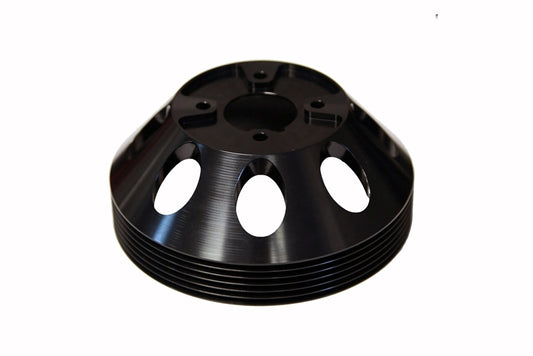 Torque Solution Lightweight Water Pump Pulley (Black): Hyundai Genesis Coupe 3.8 2010+