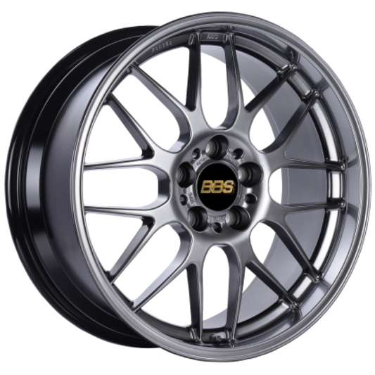 BBS RG-R 17x7.5 5x112 ET48 Diamond Silver Wheel - 82mm PFS/Clip Required