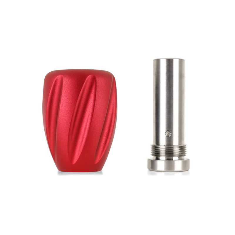 Mishimoto Steel Core Twist Shift Knob Red Aluminum