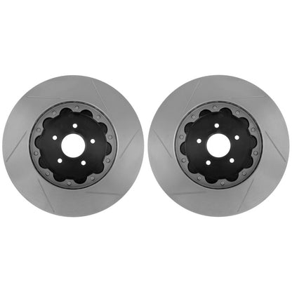 StopTech 13-15 Ford Focus ST AeroRotor Direct Replacement 2-piece Slotted Front Rotor Pair