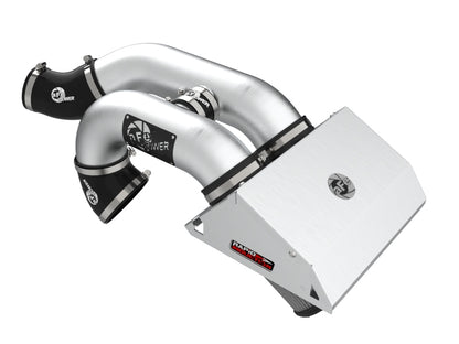 aFe Rapid Induction Cold Air Intake Brushed w/Pro DRY S Filter 21-22 Ford F-150 Raptor V6-3.5L (tt)