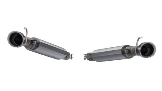 2016-2024 Chevrolet Camaro SS 6.2L QTP AR3 Dual Tip Axle Back