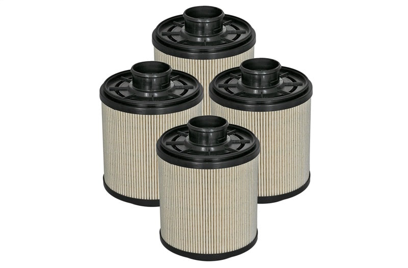 aFe Pro GUARD D2 Fuel Filter 11-17 Ford Diesel Trucks V8 6.7L (td) (4 Pack)