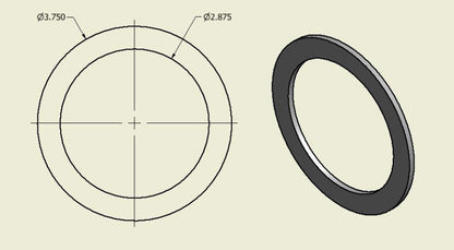 UMI Performance Spring Spacer 3/16in