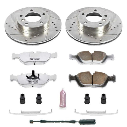 Power Stop 92-98 BMW 318i Front Z26 Street Warrior Brake Kit