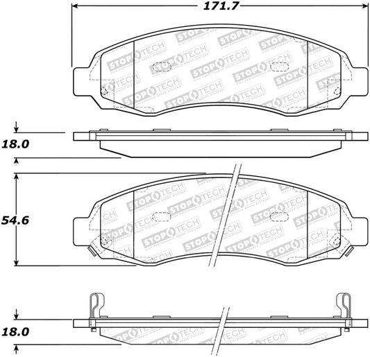 StopTech Street Brake Pads