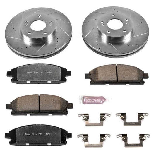 Power Stop 97-01 Infiniti Q45 Front Z36 Truck & Tow Brake Kit