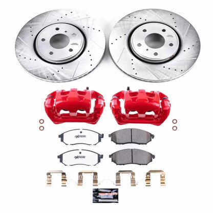 Power Stop 05-12 Infiniti FX35 Front Z26 Street Kit w/Calipers