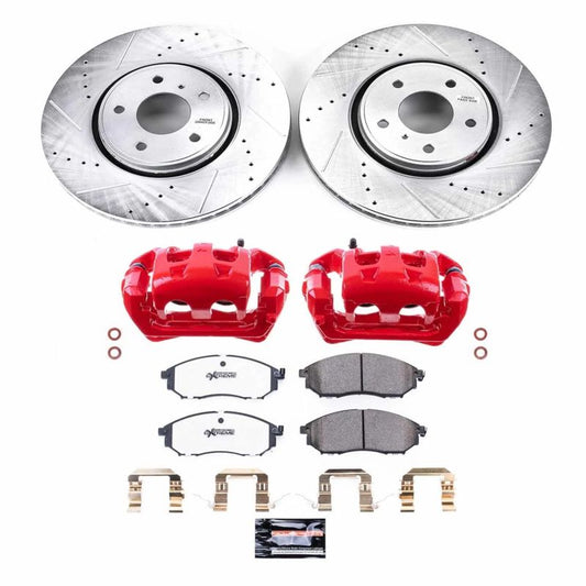 Power Stop 05-12 Infiniti FX35 Front Z26 Street Kit w/Calipers