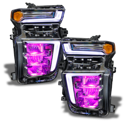Oracle 20-21 Chevy Silverado HD 2500RGB Headlight Demon Eye Kit - w/o Controller