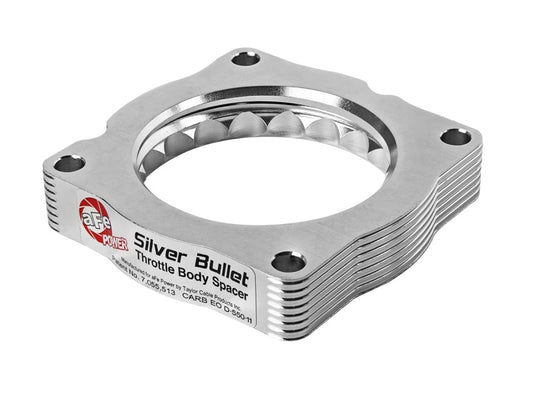 aFe Silver Bullet Throttle Body Spacer TBS 17-19 Nissan Patrol (Y61) I6-4.8L