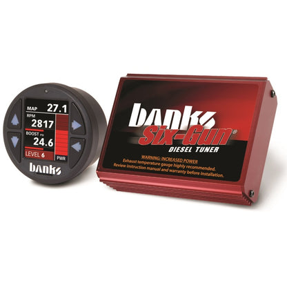 Banks 07-10 Chevy/GMC 2500/3500 6.6L LMM Six-Gun Diesel Tuner w/ iDash-1.8