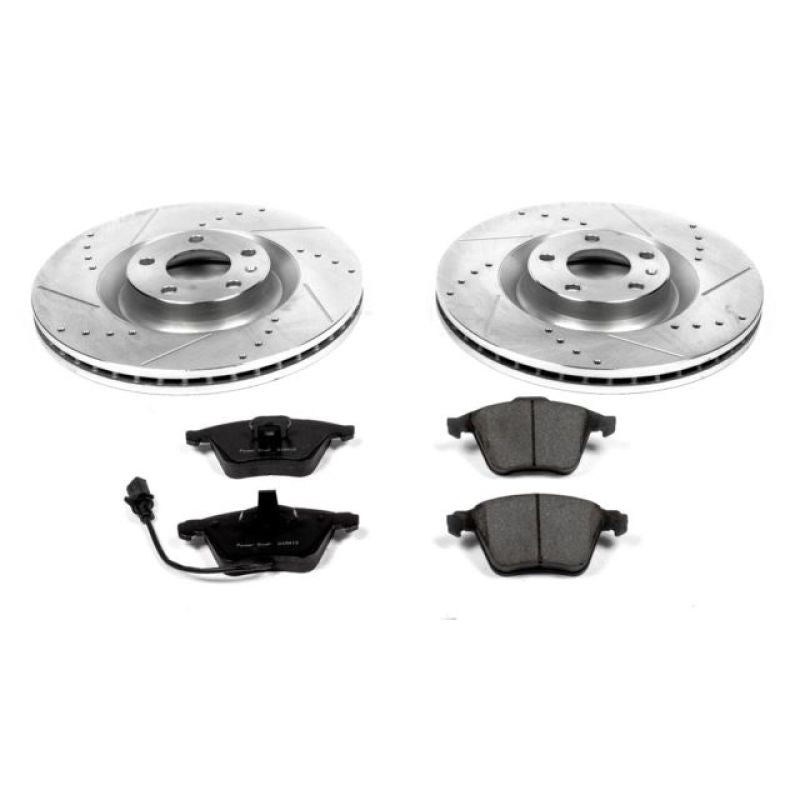 Power Stop 04-09 Audi S4 Front Z23 Evolution Sport Brake Kit