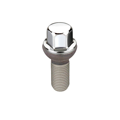 McGard Hex Lug Bolt (Radius Seat) M14X1.5 / 17mm Hex / 27.5mm Shank Length (Box of 50) - Chrome