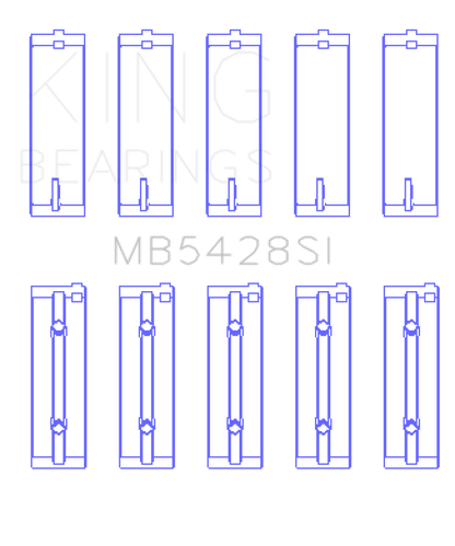 King Engine Bearings Honda R16A/ R18A 2006- Current Main Bearing Set