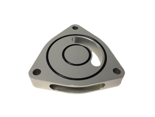 Torque Solution Blow Off BOV Sound Plate (Silver): Hyundai Sonata 2.0T