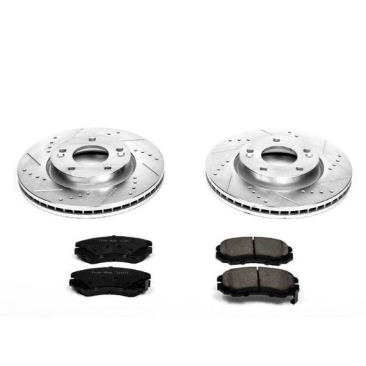 Power Stop 06-10 Hyundai Sonata Front Z23 Evolution Sport Brake Kit