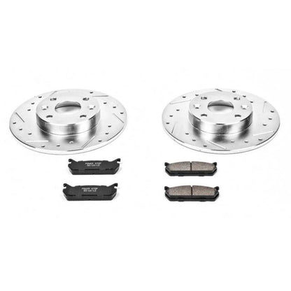 Power Stop 91-96 Ford Escort Rear Z23 Evolution Sport Brake Kit