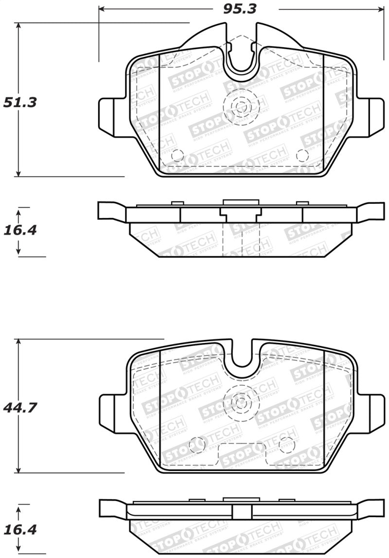 StopTech Street Brake Pads