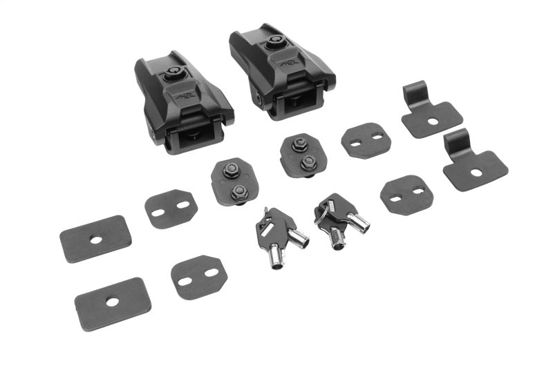 Rugged Ridge Locking Hood Catch Kit 07-18 Jeep Wrangler JKU / 18-22 Wrangler JL