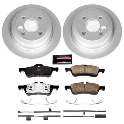 Power Stop 07-08 Mini Cooper Rear Z23 Evolution Sport Coated Brake Kit