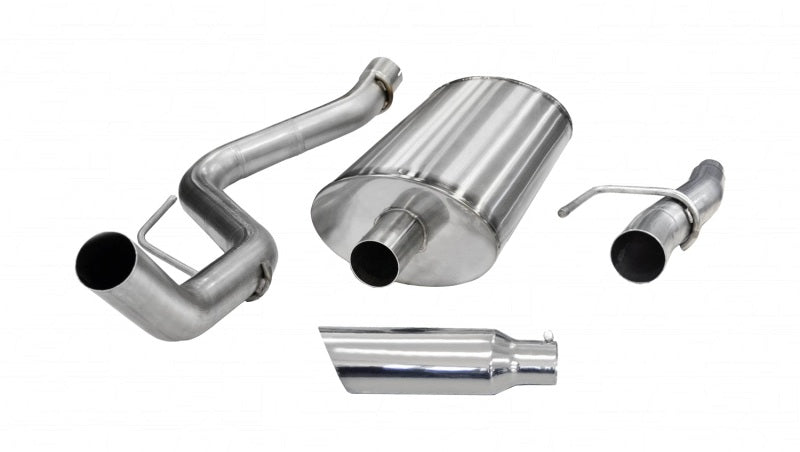 Corsa 2011-2014 Ford F-150 5.0L V8 Polished Sport Cat-Back Exhaust