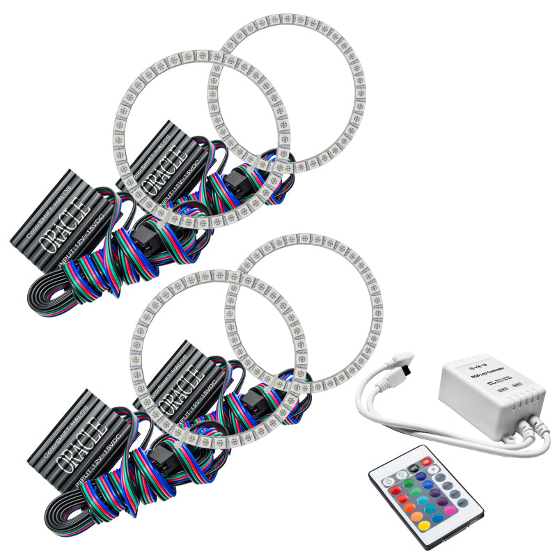 Oracle Nissan 370 Z 09-20 Dual Halo Kit - ColorSHIFT w/ Simple Controller