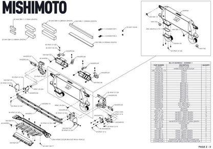 Mishimoto 21+ Bronco 2.3L High Mount INT Kit SL Core P Pipes