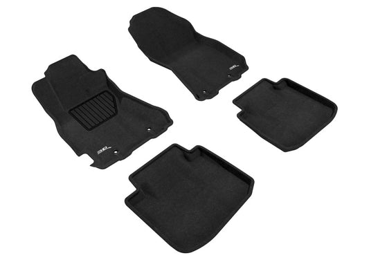 3D MAXpider 15-19 Subaru Legacy/ Outback Elegant 1st 2nd Row - Floor Mat Set (Black)