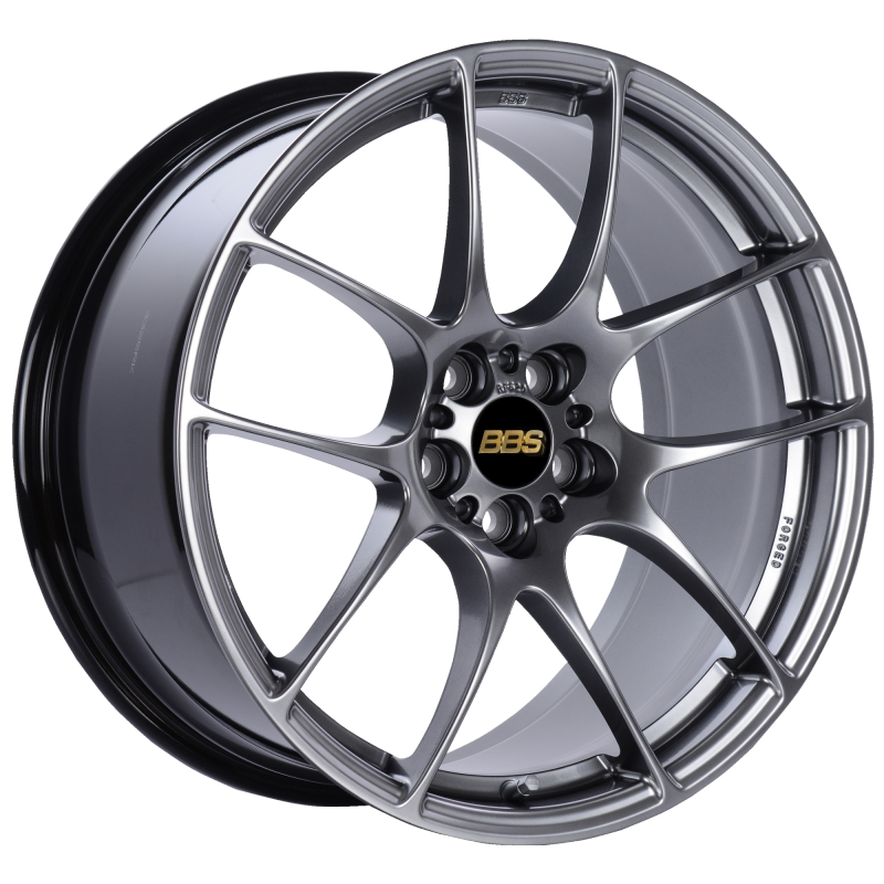 BBS RF 18x9 5x114.3 ET48 Diamond Black Wheel -82mm PFS/Clip Required