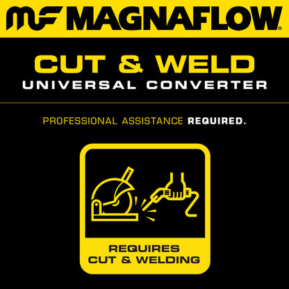 MagnaFlow Conv Univ 2/3 D/S Single O2 Boss