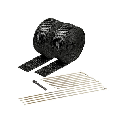 DEI Exhaust Wrap Kit - Black Titanium Wrap Locking Ties & Locking Tie Tool