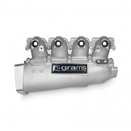 Grams Performance VW MK4 Large Port Intake Manifold - Raw Aluminum