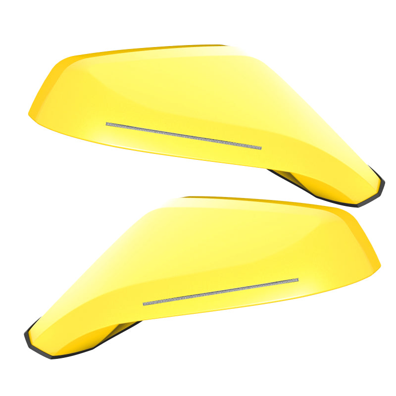 Oracle 10-15 Chevrolet Camaro Concept Side Mirrors - Lemon Peel Yellow (G7D)