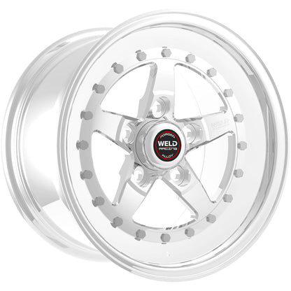 Weld Weldstar 15x7 / 5x4.75 BP / 3.5in. BS Polished Wheel - Non-Beadlock