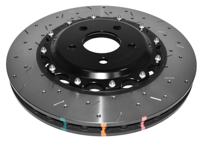 DBA 95-97 Porsche 911 Carrera Front T3 5000 Series Uni-Directional Slotted Rotor w/ Black Hat