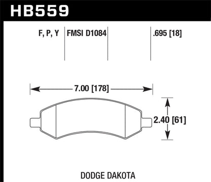 Hawk LTS Street Brake Pads