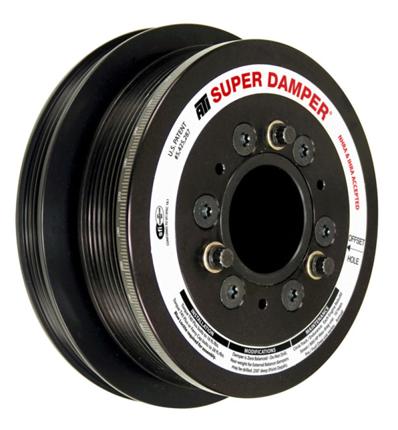 ATI Damper - 7.48in - Alum LW - 6 Grv - 2014+ Corvette LT1/LT4 - Dry Sump - 6 Bolt (Excl SC Pulley) main image 0