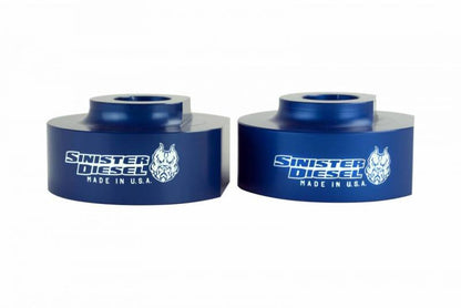 Sinister Diesel 04-15 Ford Powerstroke (2WD Only) Blue Leveling Kit