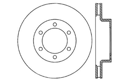 StopTech Drilled Sport Brake Rotor