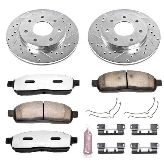 Power Stop 04-08 Ford F-150 Front Z36 Truck & Tow Brake Kit