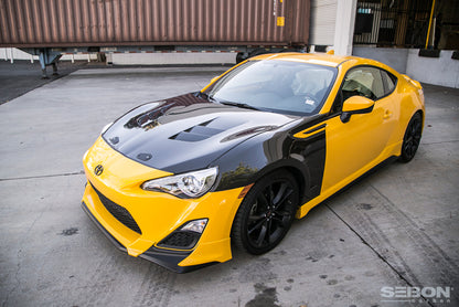 Seibon 12-13 BRZ/FRS TS Style Carbon Fiber Hood