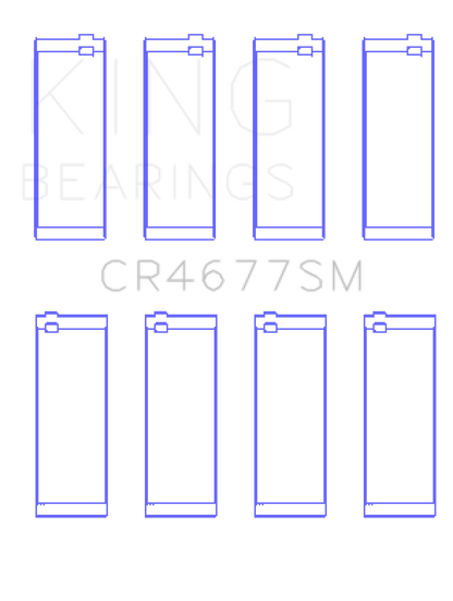 King Engine Bearings Opel 1.6L Turbo A16LET/A16NET/Z16LET (Size STD) Connecting Rod Bearing Set