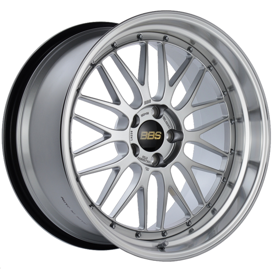 BBS LM 20x10.5 5x114.3 ET20 CB66 Diamond Silver Center Diamond Cut Lip Wheel