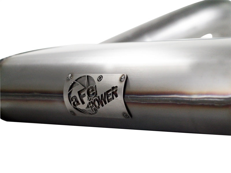 aFe MACHForce XP Exhausts Cat-Back/Hi Tuck SS-409 EXH CB/HT Jeep Wrangler 4Dr 2012 V6-3.6L