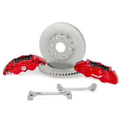 Alcon 19+ Silverado/Sierra 20+ Suburban/Tahoe/Yukon/Esc 355x33mm 6-Piston Red Caliper FRT Brake Kit