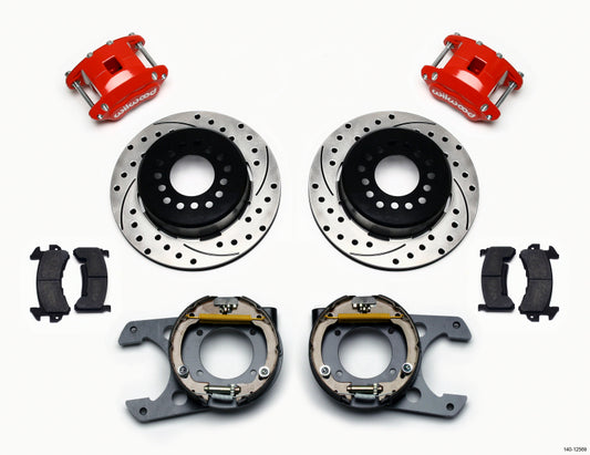Wilwood Chevy C10 D154 Rear Parking Brake Kit - Black