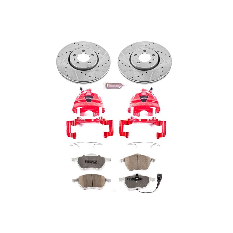 Power Stop 99-10 Volkswagen Beetle Front Z26 Street Warrior Brake Kit w/Calipers