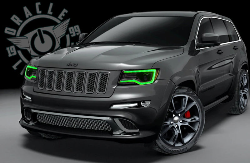 Oracle 1421 Jeep Grand Cherokee Dynamic Headlight DRL Upgrade Kit  ColorSHIFT Dynamic