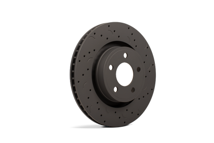 Hawk Talon 2002 Mini Cooper Drilled and Slotted Rear Brake Rotor Set